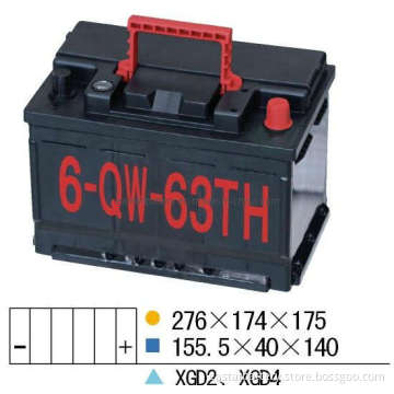 12V63ah Starting Mf Car Battery for Car/Auto/Vehicle/Automotive/Automobile (56318MF)